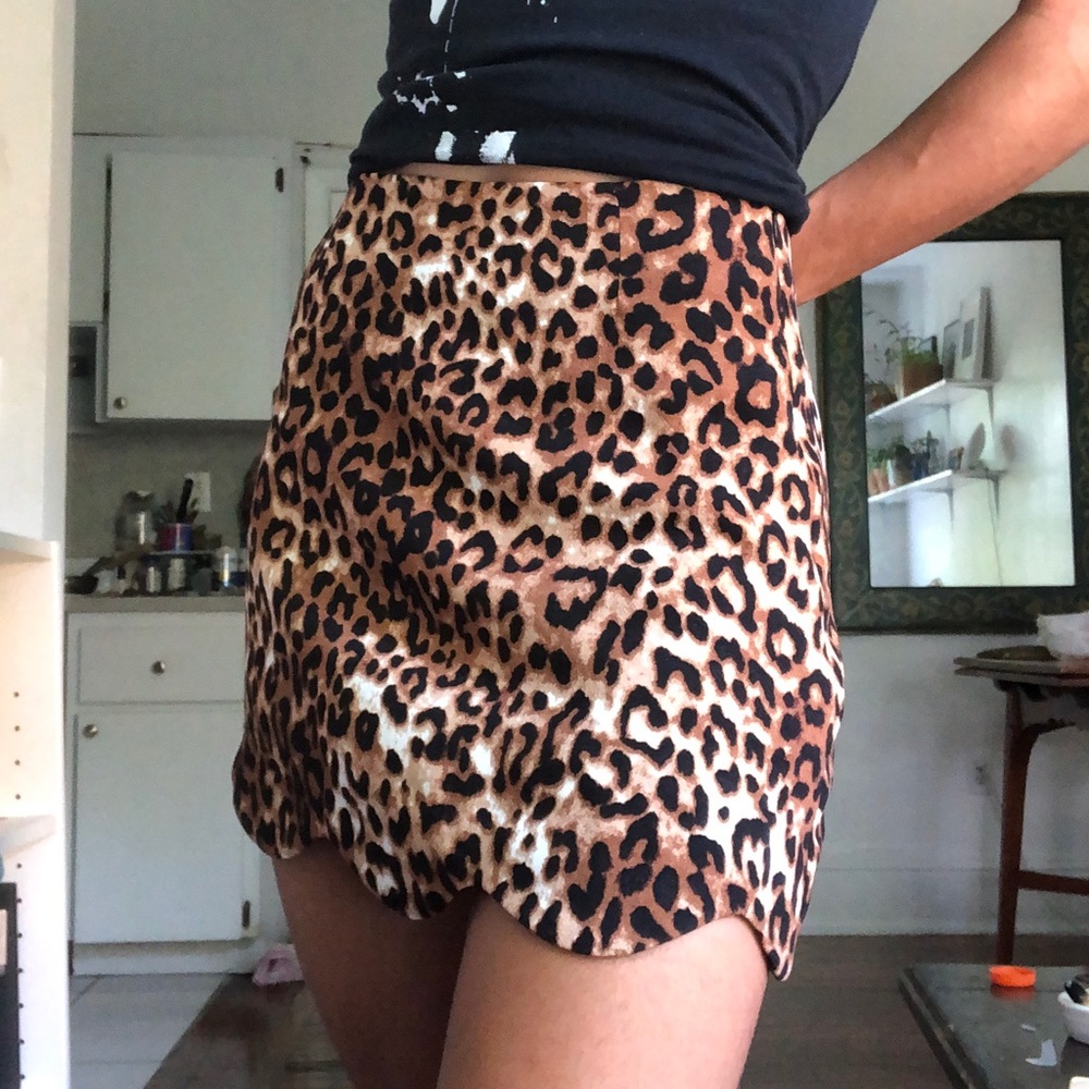 ⛓⚔️Cheetah print mini skirt 🐆⛓